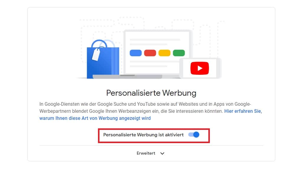 personalisierte Werbung ausschalten personalisierte Werbung ausschalten